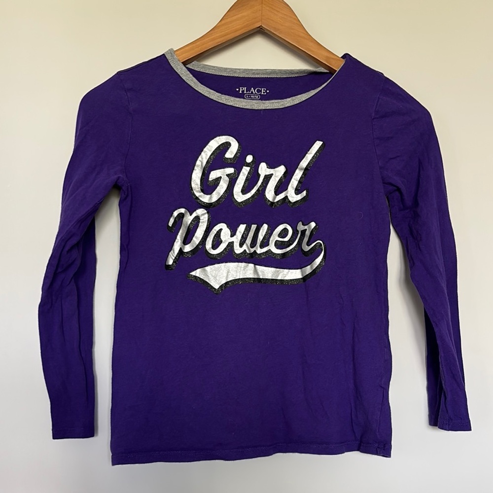 Place Girl Power Graphic Tee Large (10/12)